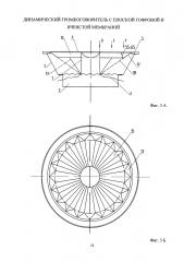 Динамический громкоговоритель с плоской гофровой и ячеистой мембраной (патент 2597656)