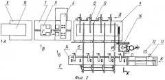 Способ изготовления металлодеревянных балок из металлического сердечника и двух деревянных обкладок и производственный модуль для его осуществления (патент 2354790)
