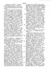 Стенд для динамических испытаний гидроагрегатов турбореактивного двигателя (патент 1035450)
