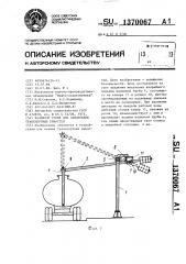 Наливной стояк для заполнения транспортных емкостей (патент 1370067)