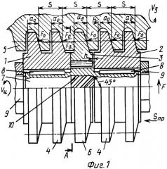 Способ накатывания предварительно нарезанной резьбы (патент 2252101)