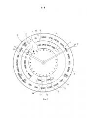 Хронометр с функцией мирового времени (патент 2627024)