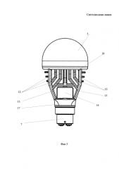 Светодиодная лампа (патент 2592890)
