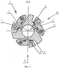 Коронка для бурения скважин в выбросоопасных пластах (варианты) (патент 2481457)
