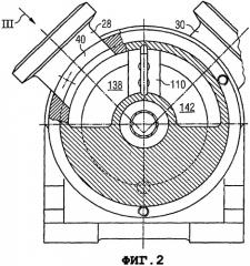 Объемный насос роторного типа, содержащий скребок и направляющую для скребка (патент 2378535)