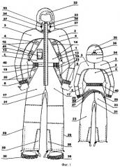 Комбинезон для альпинистов (патент 2448621)