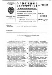 Устройство для контроля провеса ленты конвейера (патент 735514)