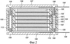 Электрический двухслойный конденсатор биполярного слоистого типа (патент 2424595)