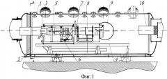 Стенд для высотных испытаний двухконтурных турбореактивных двигателей (патент 2426087)