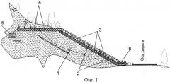 Противооползневое сооружение комбинированной конструкции (патент 2527034)