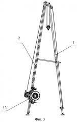 Мобильная буровая вышка (патент 2389862)