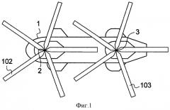Приводное устройство, предназначенное для приведения в действие первого и второго подъемных несущих винтов винтокрылого летательного аппарата, имеющего последовательные спаренные несущие винты (патент 2472675)