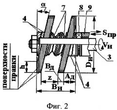 Способ прерывистой алмазно-абразивной обработки канавок отверстий врезанием (патент 2276003)