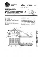 Устройство для сортирования сухого лущеного шпона (патент 1579781)