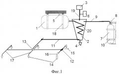 Модульная система пожаротушения с вихревым аппаратом формирования газожидкостной смеси (патент 2576228)
