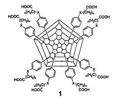Водорастворимые арилированные производные фуллерена с70 и способ их получения (патент 2477267)