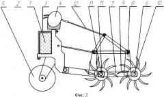 Устройство роторного типа для прополки бахчевых культур в рядках (патент 2369060)