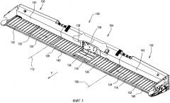 Полотенная платформа с центральным транспортером и способ замены ленты центрального транспортера (патент 2607094)
