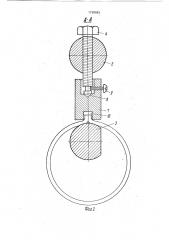 Приспособление для сварки продольных швов обечайки (патент 1738083)