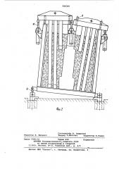 Установка для изготовления железо-бетонных изделий c наклонными kaha-лами (патент 848365)