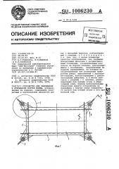 Устройство для закрывания и открывания бортов форм (патент 1006230)