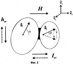 Магнитоуправляемый детектор свч излучения (патент 2347296)