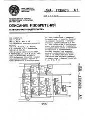 Статистический анализатор (патент 1735870)