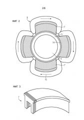 Радиальный магнитный подшипник с отдельными листами в тангенциальном направлении (патент 2587311)