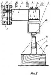 Устройство позиционирования большегрузного автотранспорта на грунте (патент 2486129)