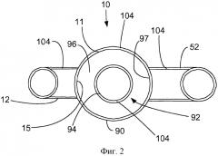 Способ и устройство для смешивания двух потоков катализатора (патент 2571119)