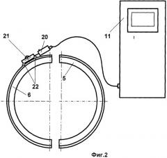 Устройство для контактной стыковой сварки с предварительным подогревом изделий кольцевого замкнутого профиля компактного сечения (патент 2433895)