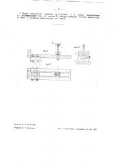Прибор для проверки параллельности оси ходового винта или ходового валика направляющим токарного станка (патент 41693)