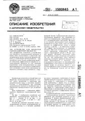 Устройство для обработки газонасыщенной жидкости (патент 1503845)