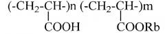 Неполная рубидиевая соль полиакриловой кислоты, способ ее получения и средство на ее основе, обладающее гемостатическим действием при наружном применении (патент 2424814)