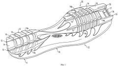 Подошва и ботинок для беговых лыж или катания стилем телемарк (патент 2390291)