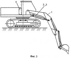 Устройство уравновешивания силы тяжести рабочего оборудования стреловой машины (варианты) (патент 2304668)