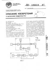 Устройство для испытания клапанов (патент 1293514)