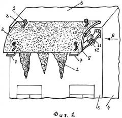 Устройство для удаления сосулек, наледи и снега с краев кровли (патент 2504627)
