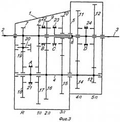 Восьмиступенчатая коробка передач (патент 2495298)