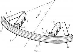 Усиленный бампер автомобиля (патент 2661301)