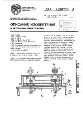 Устройство для сушки клеевых пятен под вентиль на камерном рукаве (патент 1020730)