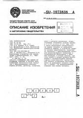 Устройство для защиты от попадания человека в опасную зону (патент 1073838)