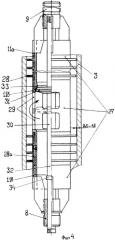 Устройство для очистки колонны насосно-компрессорных труб (нкт) нефтяных скважин от парафина, поршень и скребок в составе его, с вариантами (патент 2312206)
