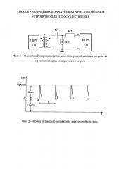 Способ увеличения скорости электрического ветра и устройство для его осуществления (патент 2621386)