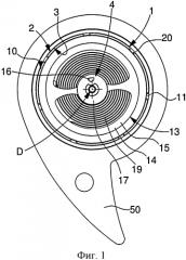 Набор колес для часов с периферийной направляющей (патент 2567558)