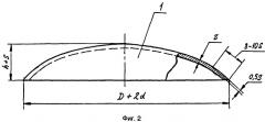 Способ изготовления оболочек с двоякой кривизной поверхности (варианты) (патент 2419503)