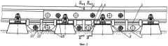 Силовая опорная система для рельсового стыка (патент 2493312)