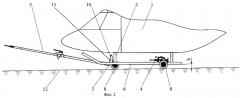 Способ и устройство буксировки вертолета с полозковым шасси (патент 2278802)