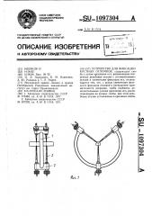 Устройство для фиксации костных отломков (патент 1097304)