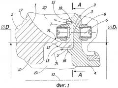 Ротор высокотемпературной турбины (патент 2449145)